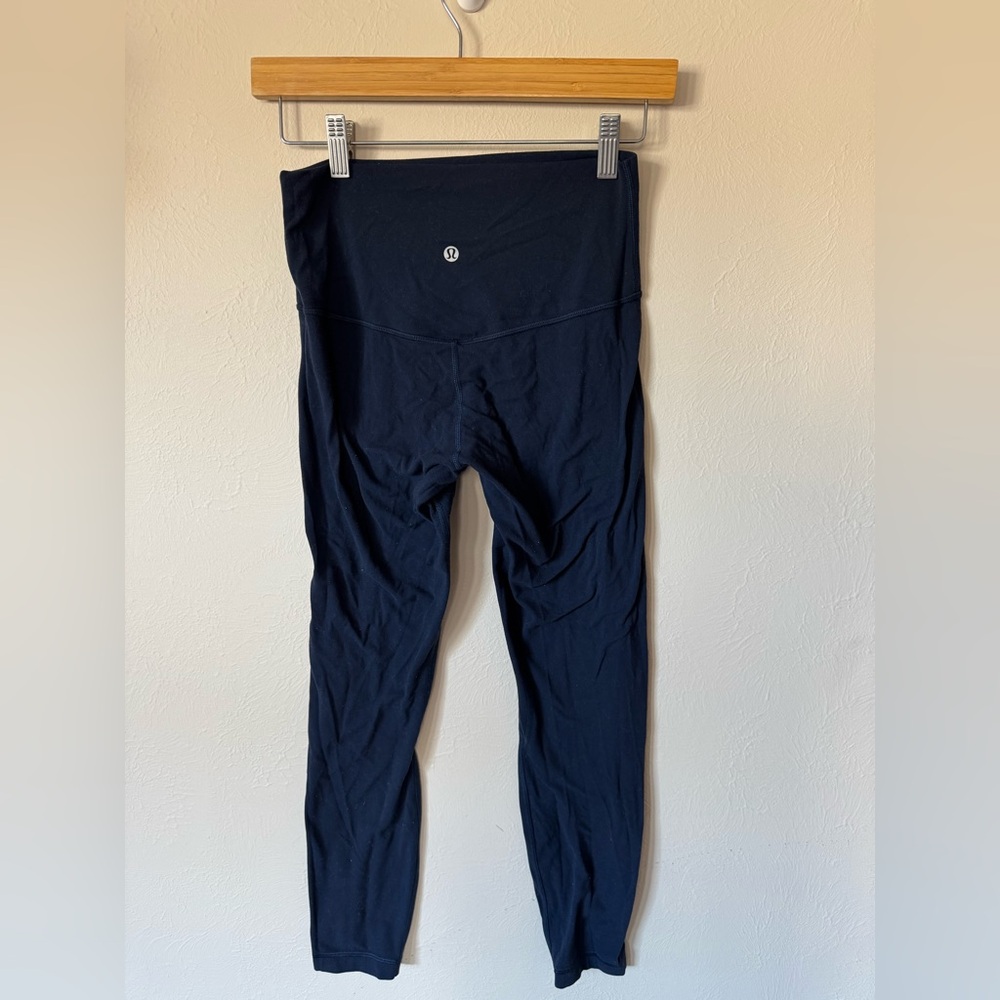 Lululemon Align HR 28" Leggings Navy Blue Size 6